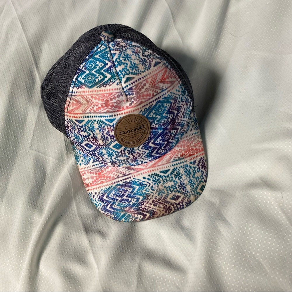 Dakine Blue and Pink Patterned Cap
